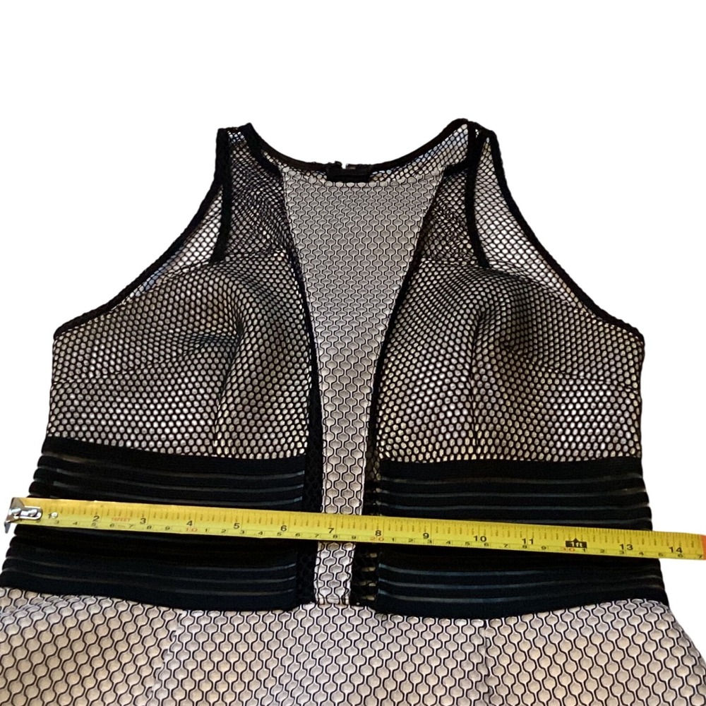 Sachin & Babi Mesh-Inset Sheath Dress – Size‎ 2, Nylon/Spandex Blend - Picture 4 of 9
